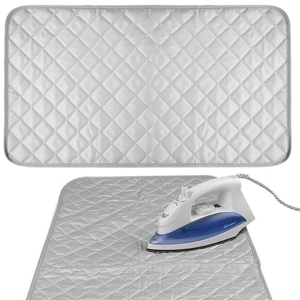Large Folding Laundry Ironing Mat Heat Resistant Tabletop Iron Pad Iron Board Cover  Table Top