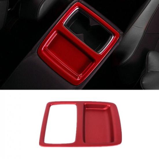 Red Rear Row Water Cup Holder Frame Cover Trim For Honda Accord 2023 2024 2025