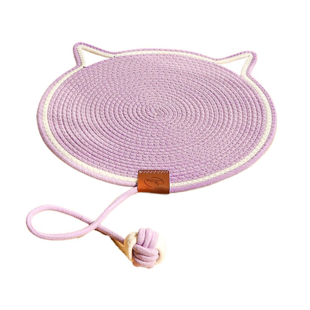 Cotton Rope Cat Scratch Pad Reusable Woven Furniture Base Pet Accessories Mat Claw Tool Protect N1S8