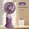 2024 Rechargeable Portable Handheld Desktop Fan with Long Battery Life and USB Charging