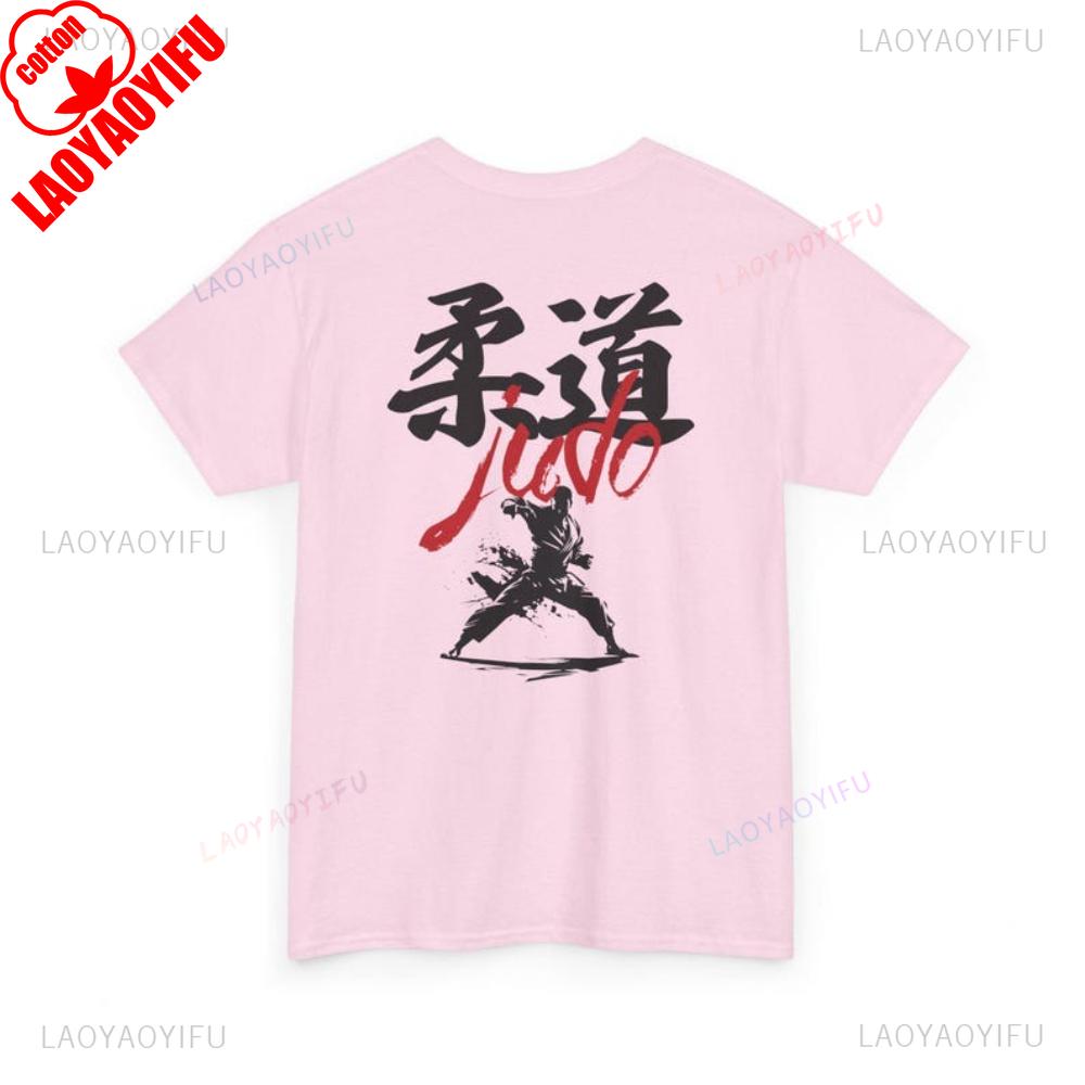 

Японское боевое искусство Дзюдо Самооборона Мужчины Черный пояс Футболки Японская рубашка с кандзи Женщина Мужчина Летняя хлопковая футболка с принтом Одежда S