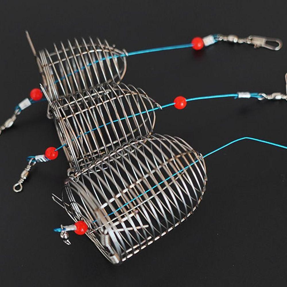 Angelzubehör Falle Korb Aquarium Köder Futterkorb Angelköder Käfig Angelköder Falle Futterfütterung