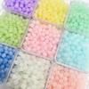 8mm Imitation Jade Glass Beads for DIY Jewelry Making, Straight Hole, Trendy Style, Loose Beads, Accessories.