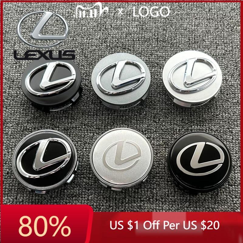2026 Autocollants Intérieurs Chauds 4 Pièces 62 MM Cache-Moyeux de Roue de Voiture Badge Accessoires Auto Pour Lexus ES300 RX330 RX300 GS300 IS