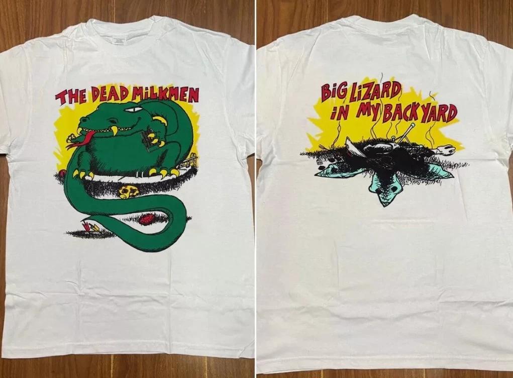 1985 Dead Milkmen – Big Lizard In My Backyard T-shirt 2XL