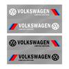 2pcs Car 3D Stickers Auto Side Body Sports Sticker Decals Car Accessories For Volkswagen Golf-4 5 6 7 Bora Jetta POLO MK4 MK6 Bora Passat