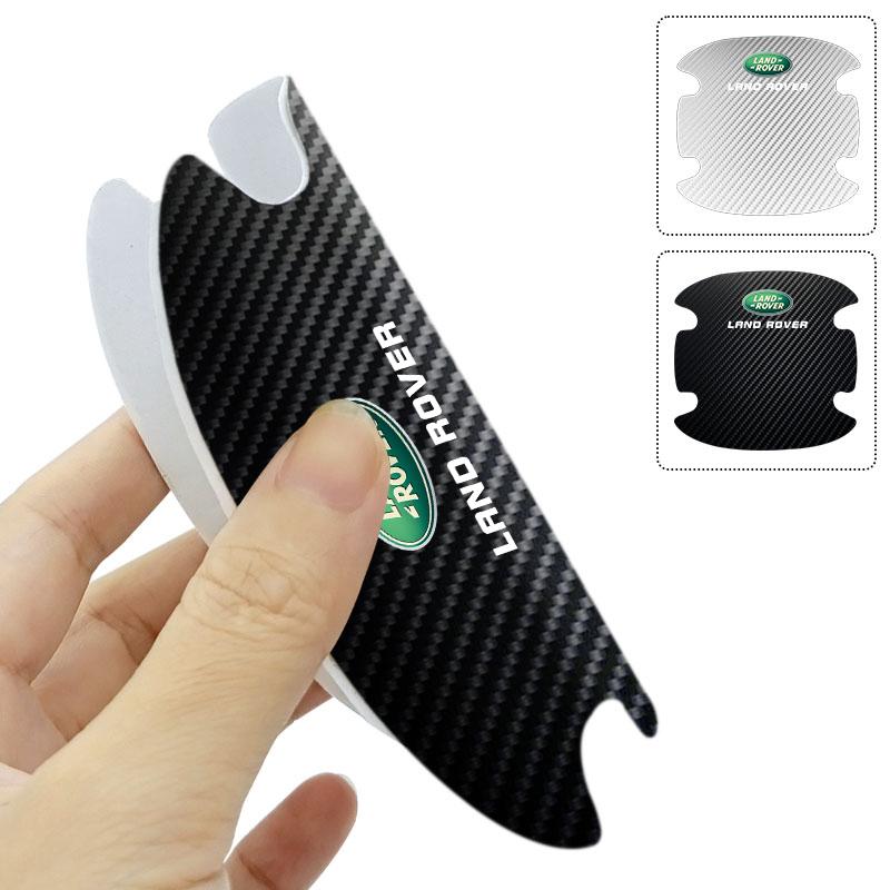 4 Stk./Satz Auto Türgriff Kratzschutz Aufkleber Kohlefaser für Land Rover Range Rover Defender Freelander Discovery 1 2 3 Evoque Rover L322 L405