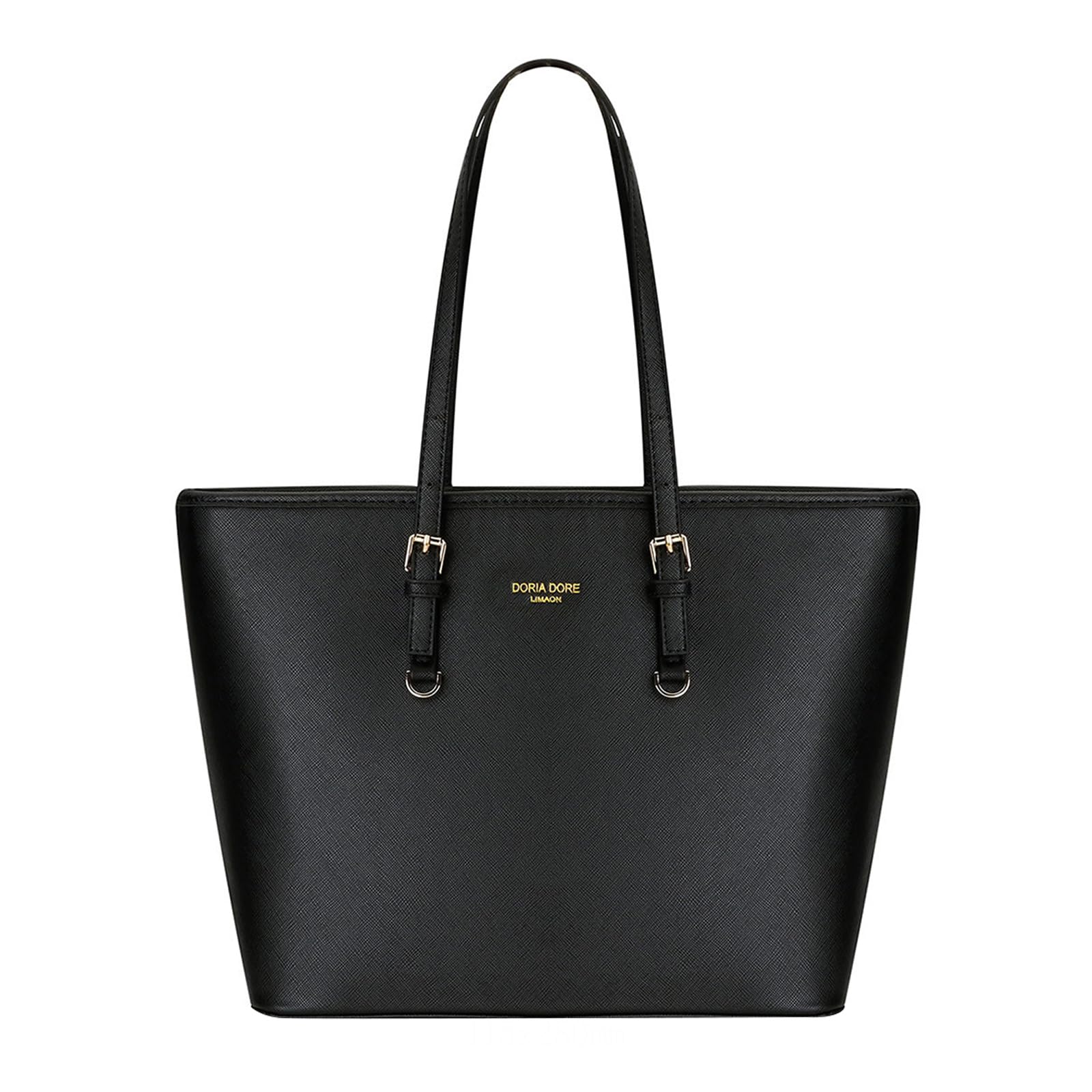 

HurBer Tote Formal Business PU A4 Job Large Simple Design Women s Bag, Bag, Bag, Leather, Size, Hunting, Capacity, School, Commuting, (Black) чорний