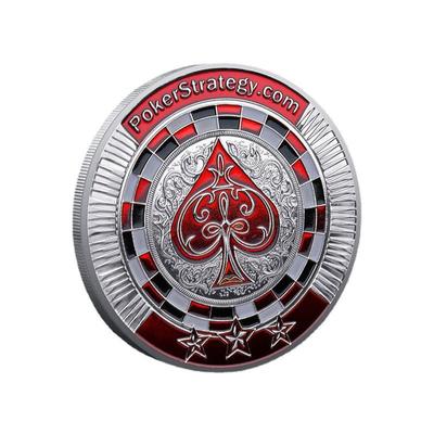 Kardynalne Serce Moneta Złocona Medal Moneta do Gry Złota Moneta Miłość Szczęście Magia Pamiątkowa Moneta Dekoracja Domu Dekoracja Wewnętrzna