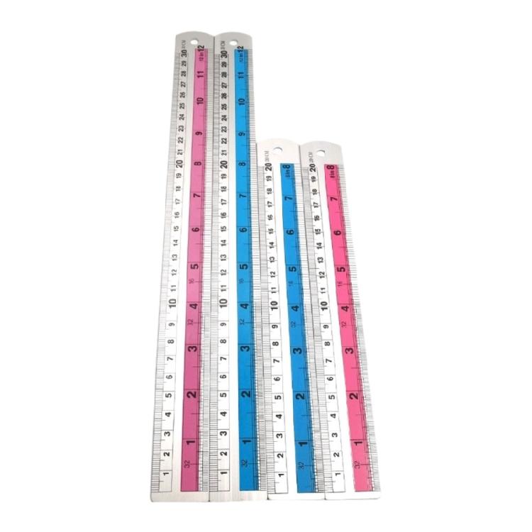 Quality Straight Edges Ruler, Perfect for Home Office Use,Craft and Designs Safety Edges Ruler Corrosion Resistant Ruler