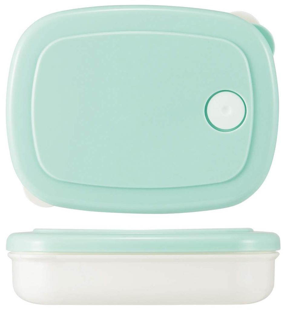Skater Rice Powder Pastel for Freezing and Preparing Rice Container, 280ml, Thin, Green, SLG2,
