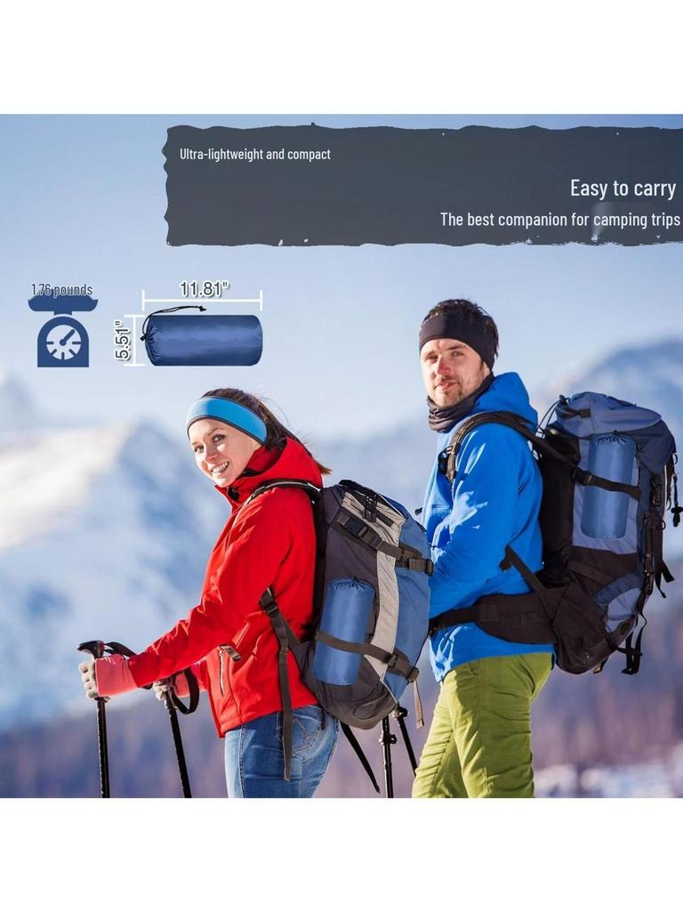 New Model Portable Inflatable Tent & Bed with Foot-Pump - Moisture-Proof Camping Air Pad, Outdoor Supplies.
