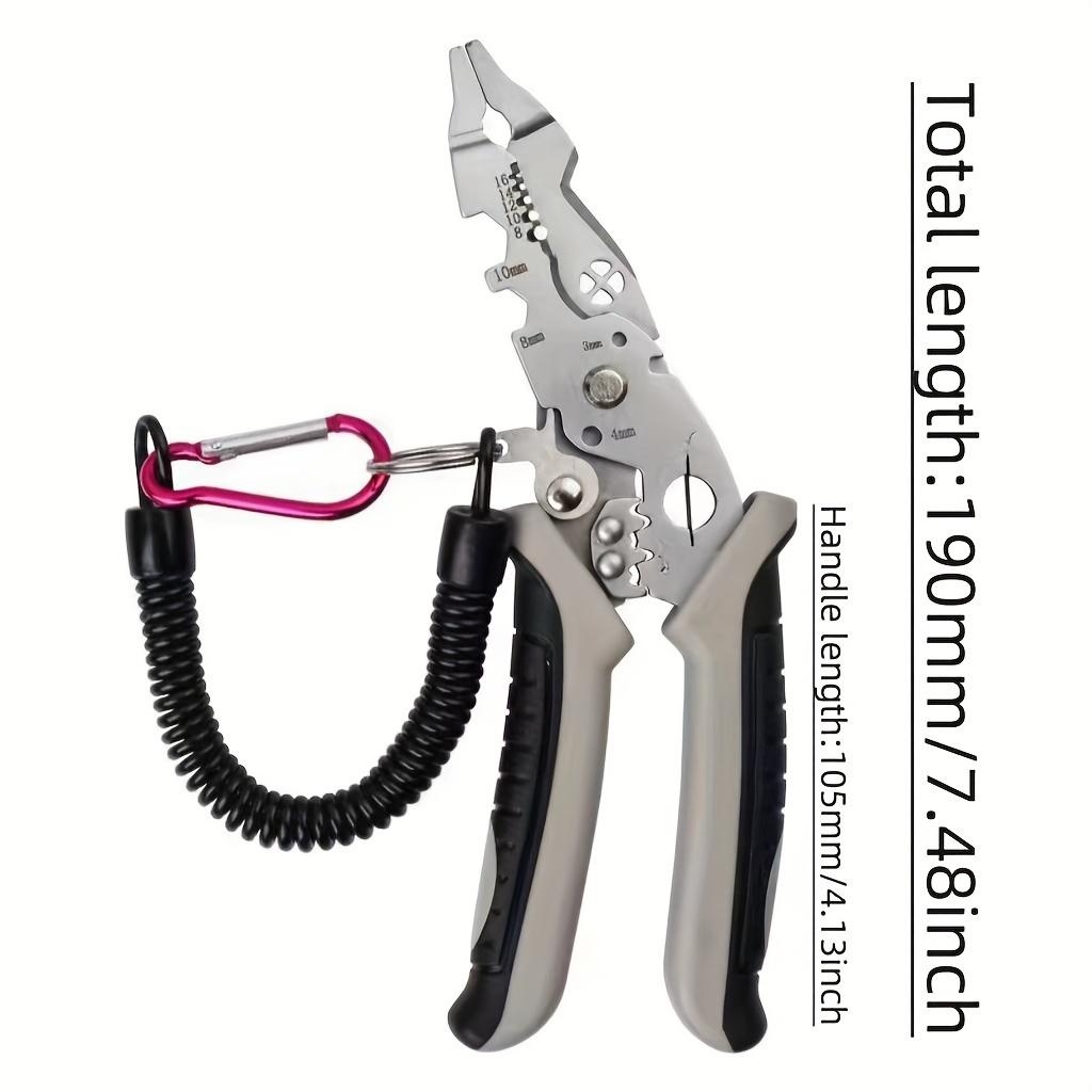 Многофункциональные клещи для зачистки проводов Клещи для электрика Нержавеющая сталь — фото 4