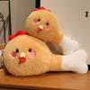 Creative Chicken Leg Throw Pillow Plush Toy Doll Small Chicken Leg Doll Home Pillow Cushion Girl Soothing Doll