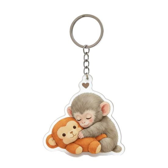 

Брелок Подвеска 3D Обезьянка Обнимашка Брелок для Ключей Рюкзак Сумка Ключи от Машины Мини Аксессуары Декоративный Ремешок для Сумки Подвеска B