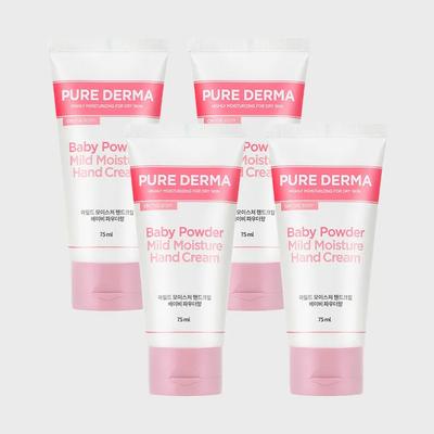 _On the Body Pure Derma Handcreme Puder 75ml X 4