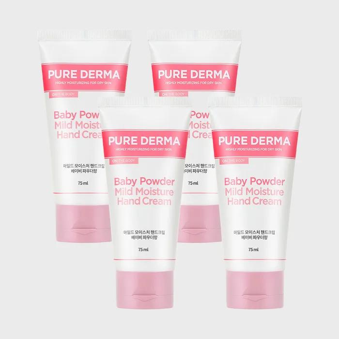 On the Body_On the Body Pure Derma Hand Cream Powder 75ml X 4