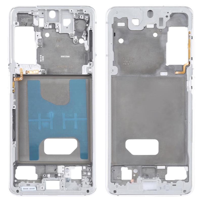 

For Samsung Galaxy S21 5G G991B OEM Front Housing Frame Repair Part (without Logo) Silver