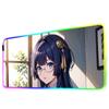 pela honkai star Mouse Pad RGB Gaming Mousepad Big LED Pad PC Desk Mat Luminous Mouse Pad Large Keyboard Mats Table Rug With