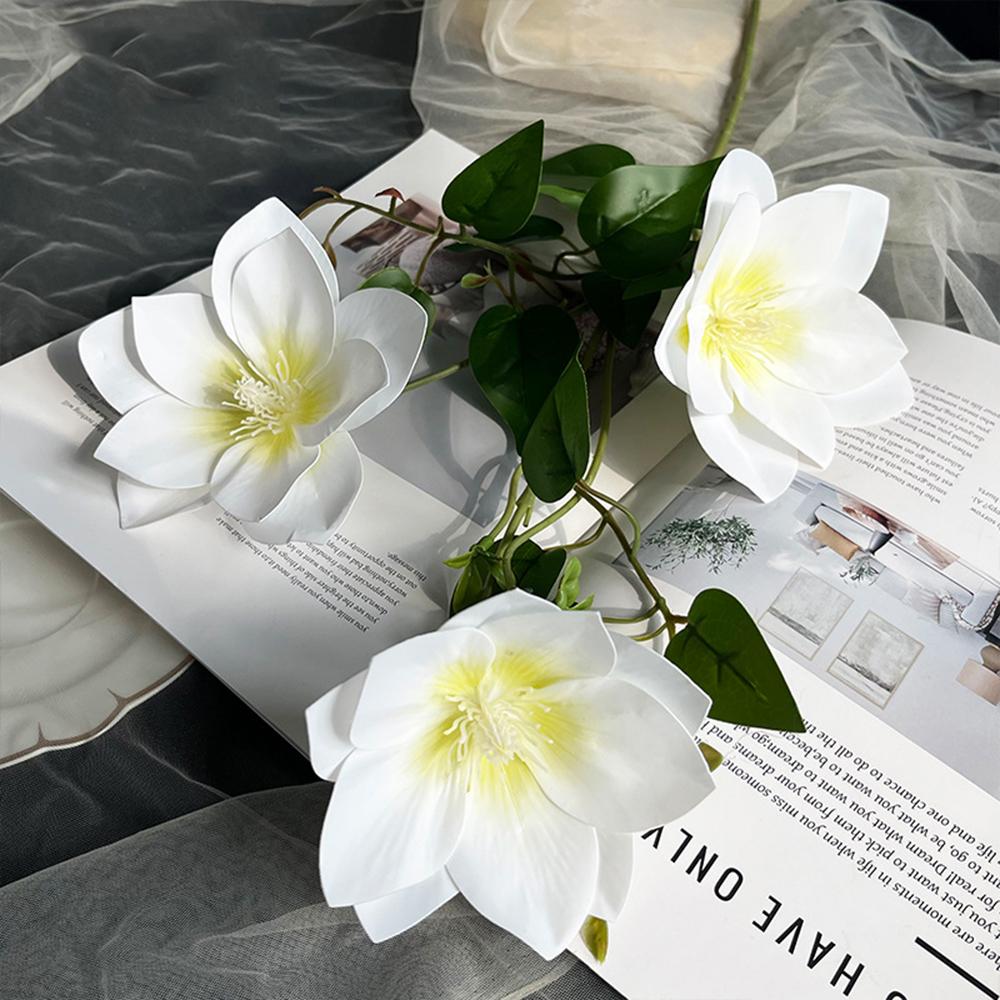 

Artificial Hand Feel Lotus Flower Wedding Floral Arrangement Materials Luxury Home Living Room Decor Christmas Photography Props белый