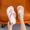 Women's Summer Simple Slippers, Men's Soft Home Slippers, Couple Bathroom Non-slip Sandals, Adult Comfortable Outdoor Beach Shoes