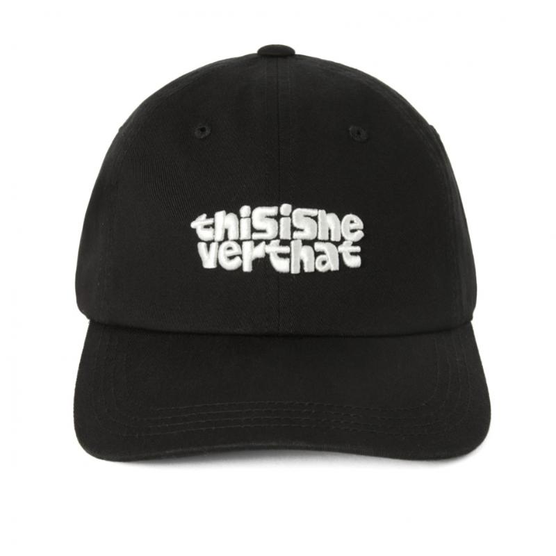 ThIs Is Never That Bold Logo Cap Black