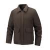 Mens Fall Winter Wrinkle-Free Fashion Workwear Detroit Jacket Collar Casual High Quality