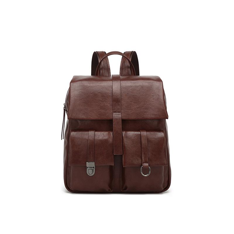 

Модный и вместительный женский рюкзак для путешествий кофейный