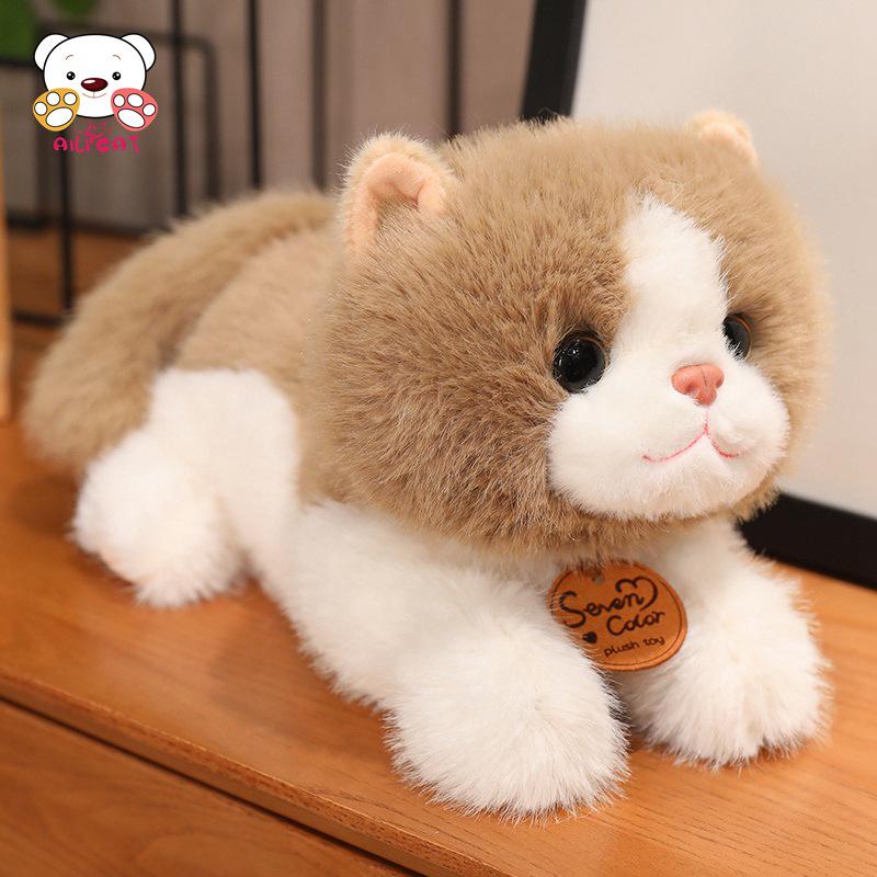 

Очаровательная плюшевая подушка-котенок - Детский успокаивающий компаньон для сна и подарок - Мягкая игрушка 25cm New Quality Fabric