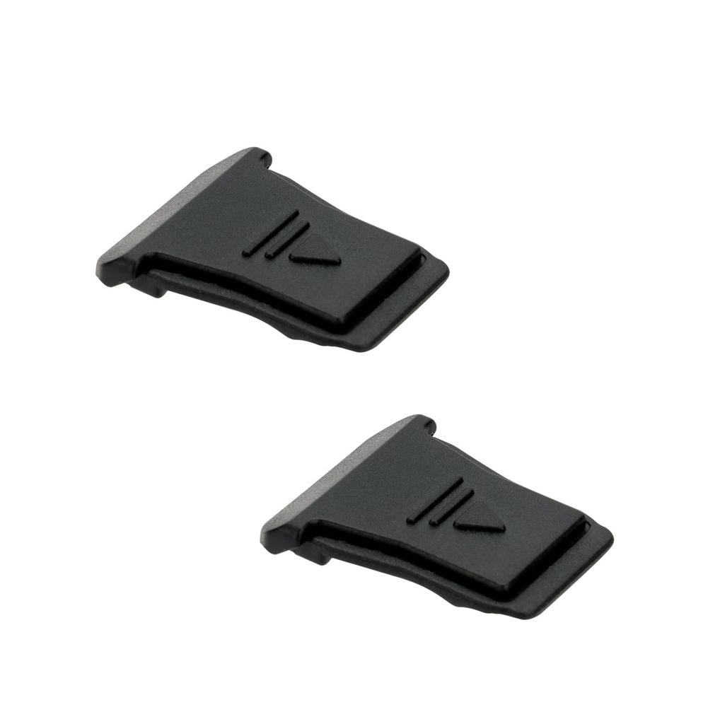 JJC Hot Shoe Covers of for Canon EOS R5 Mark and PowerShot V1 Compatible with Canon Black (Set 2) R50, V, R1, II, R8, R50, R6II, R7, R10, R5C, R3,