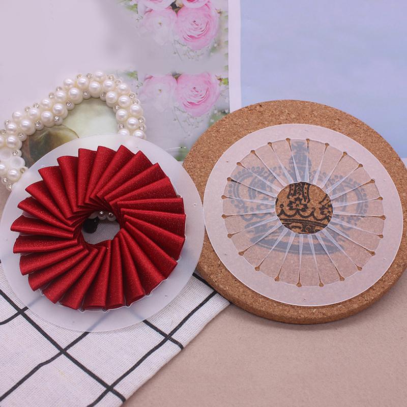 1PC Plissador de Plástico Decoração de Produtos Broche DIY Suprimentos DIY Porta Crachá Plissador Ferramenta de Plissado Feita à Mão Nijigen 9/12/15cm