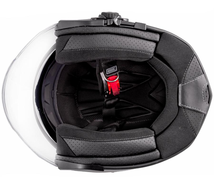 Kask Origine Palio 2.0 + Bt Hyper Matt Black Titanium Xxl