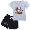 Kids Summer Sport T-Shirt And Shorts 2 Piece Outfit Tracksuit Set Short Sleeve Print Crop Tops With Clothing Set