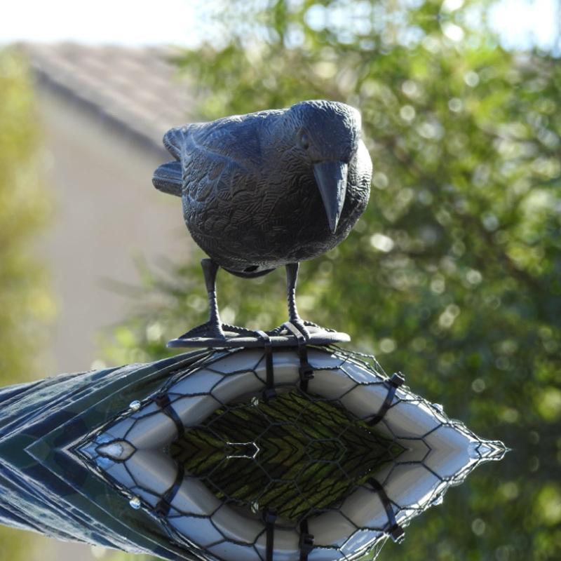 Simulated Black Crow Feathered Animal Halloween Prop Plush Crow Ghost Festival Ornament Horror Decor Crafts Fun Essential Item