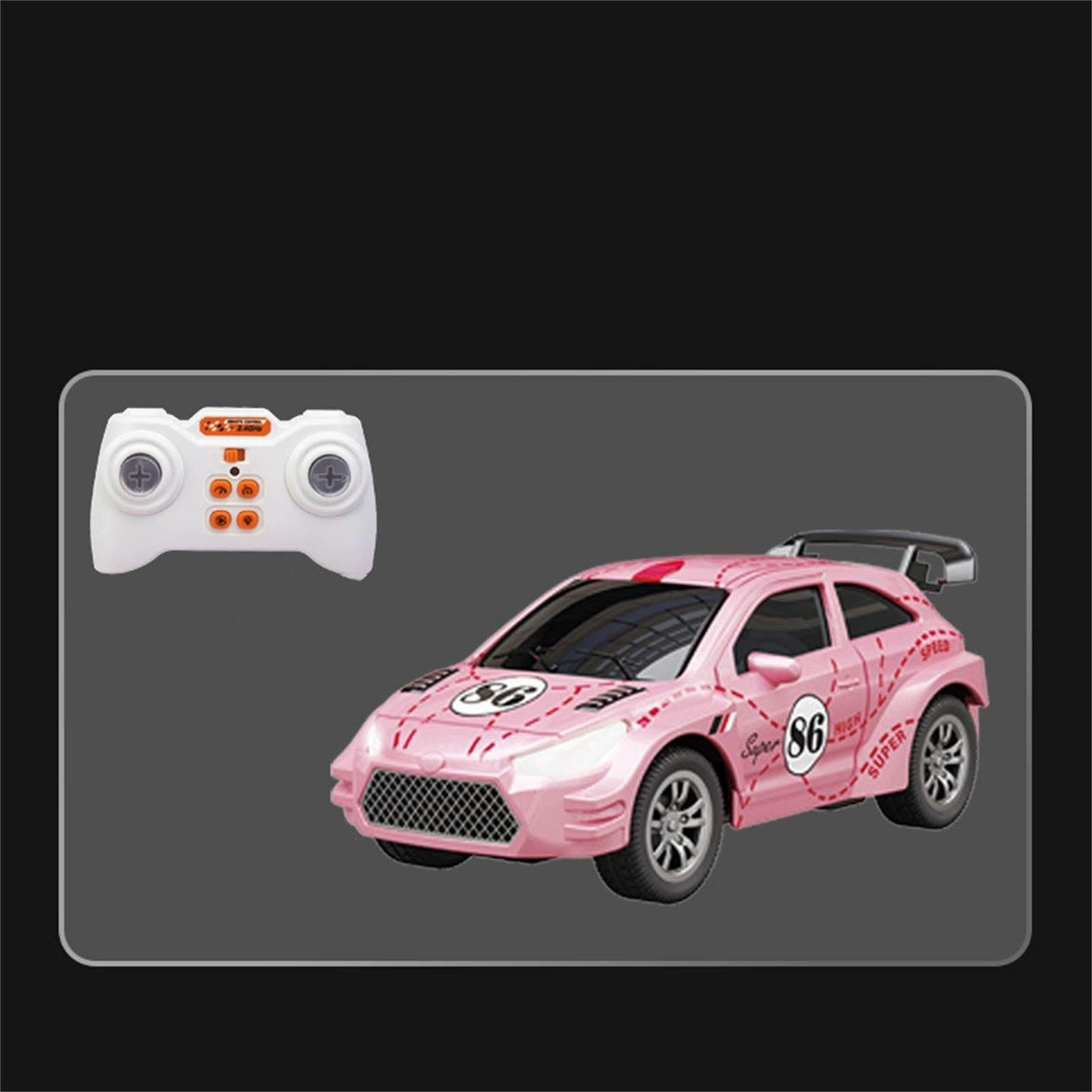 

Сплав RC гоночный автомобиль Карманный настольный микро дрифт гоночный автомобиль One Size розовый