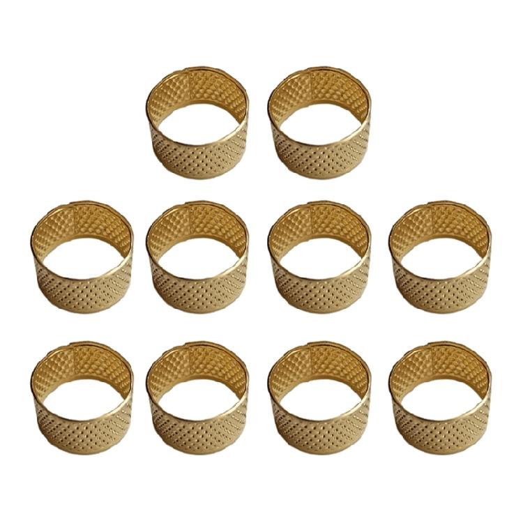 Finger Protector Fingertip Thimble Metal Sewing Thimble Shield Rings Accessories