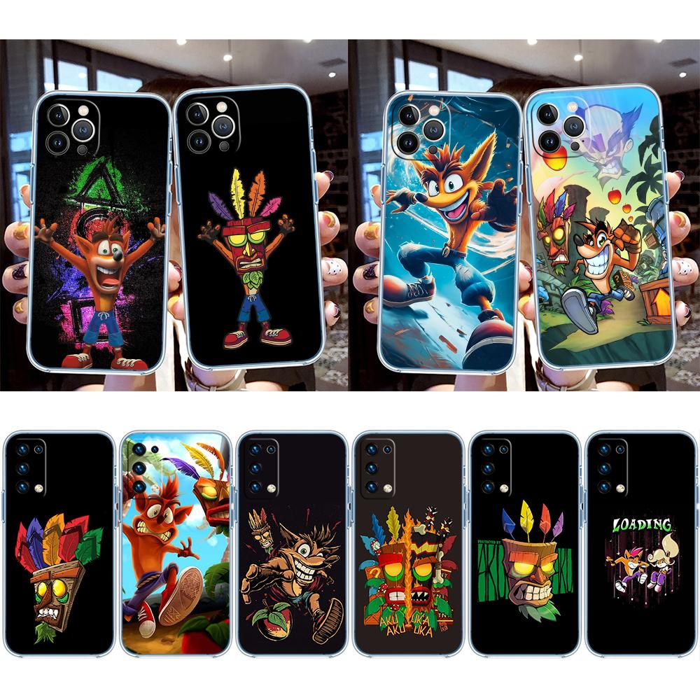 Crash Bandicoot Phone Case for Motorola Moto G10 G20 G30 G31 G32 G34 G35 G41 G42 G50 G51 G52 G55 G60 G60S G62 G71 G72 G75