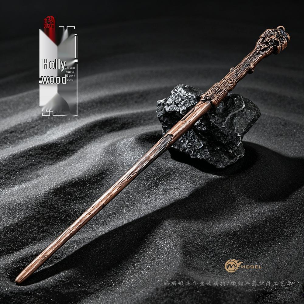 22CM Hollywood Magic Wand Alloy Craft Toy Model - Metal Film & TV Peripherals