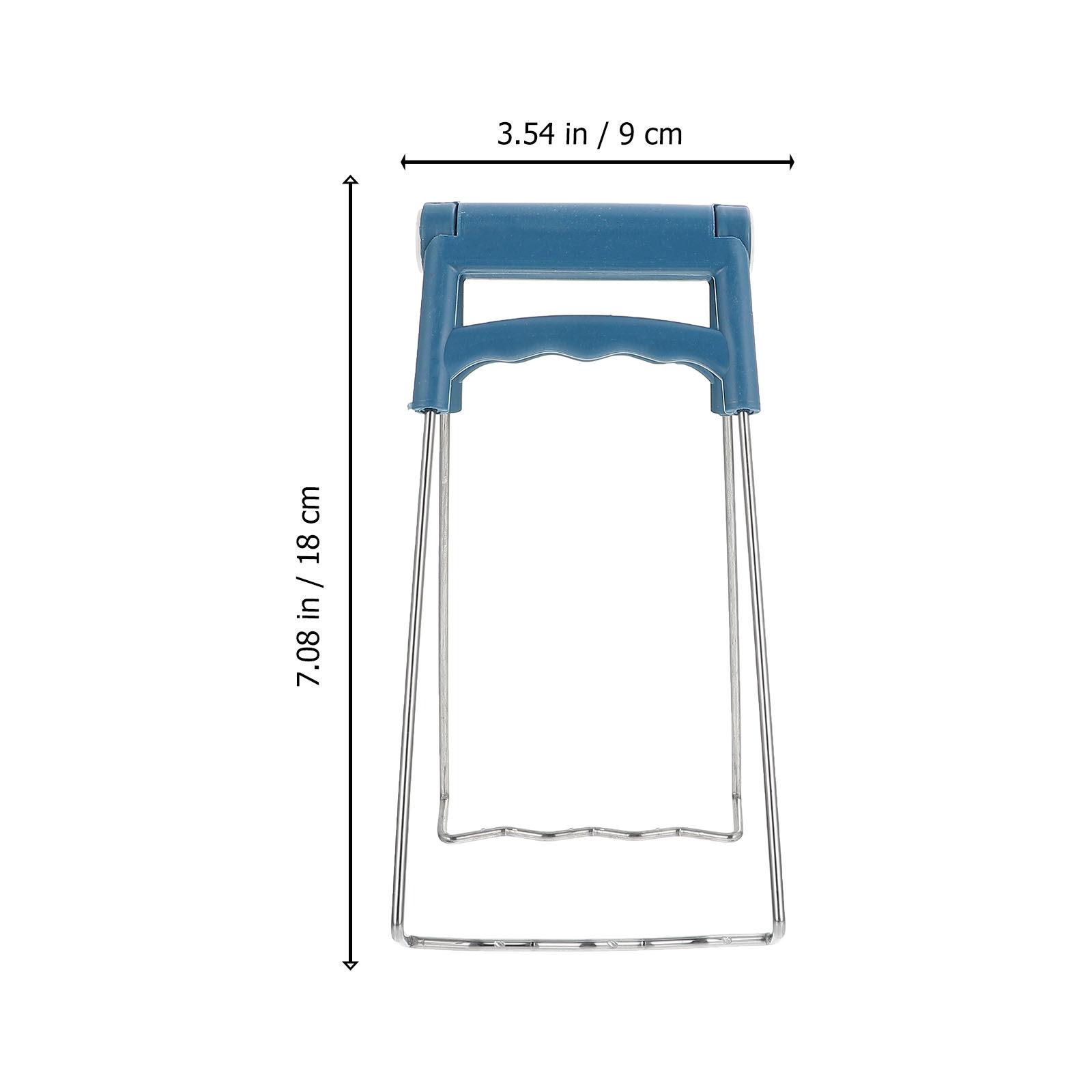 

3Pcs Bowl Clip Kitchen Plate Clamp Hot Plate Tongs Safe Handle Hot Bowls Dish Clamp Tray Gripper Pan Bowl Gripper синій
