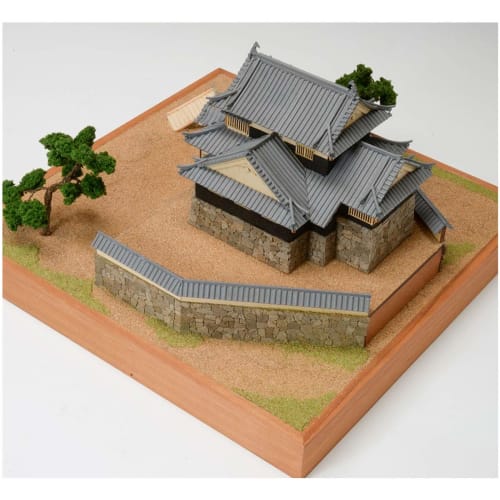 Woody Joe 1/150 Bitchu Matsuyama Castle Wooden Model Assembly Kit