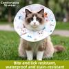 Adjustable Pet Elizabethan Collar Breathable Cat Recovery Collar Pet Cone Collar  Cat Dog