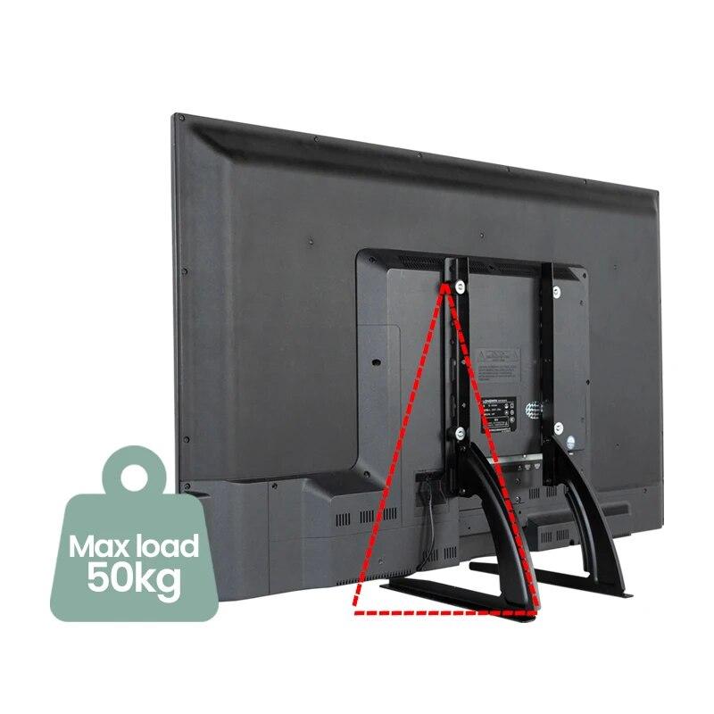 Universal TV Stand Legs TV Feet for LCD /LED/OLED/Plasma TVs, Table Top TV Stand Pedestal Riser for Flat&Curve Screen