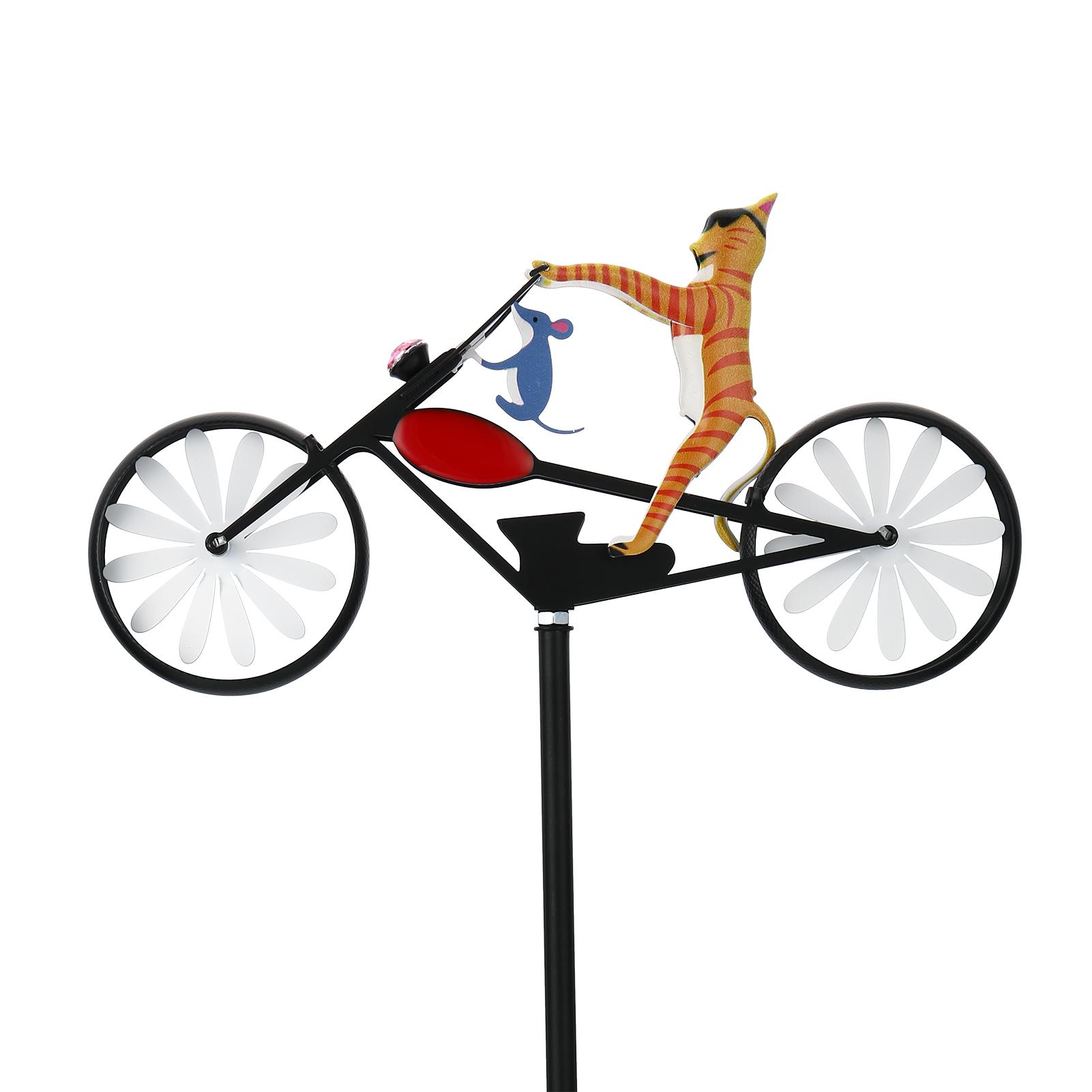 

Frogs On A Vintage Bicycle Windmill Funny Frog Bike Style Suitable For Decorating Garden
