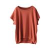 Summer new versatile foreign Korean version of short-sleeved tops are popular this year, loose round neck meat-covering and thin women's clothing