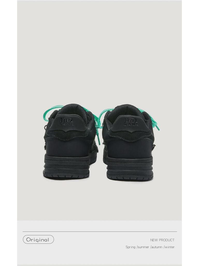 Black Warrior Mint Mambo Street Trend Unisex Low-Top Sneakers