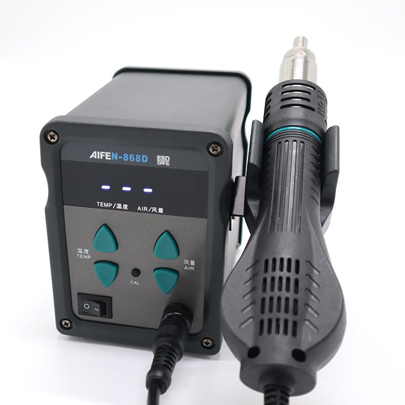 AIFEN-868D Stasiun Udara Panas 700W LED Digital Solder Besi Pematrian Ulang Stasiun Solder Pistol Panas Untuk Perbaikan Pengelas