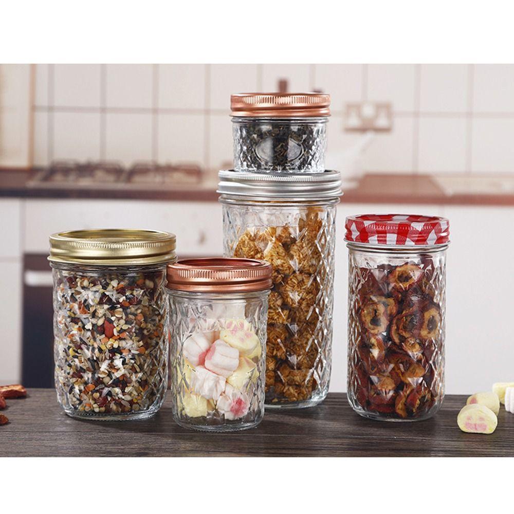 20Pcs Split-type Replacement Rings Secure Mason Canning Lids Reusable Mason Jar Lids  Glass Jar