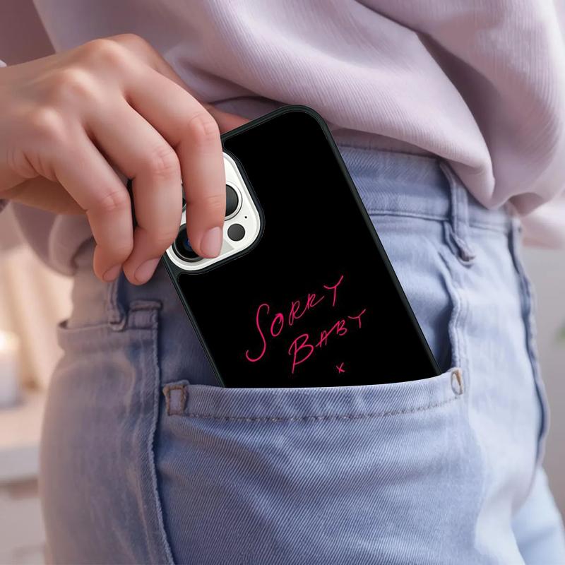 Villanelle Sorry Baby Killing Eve TV Phone Case For iPhone 17 Air 15 16e 14 13 Pro Max Coque 12 11 Pro Max PLUS cover