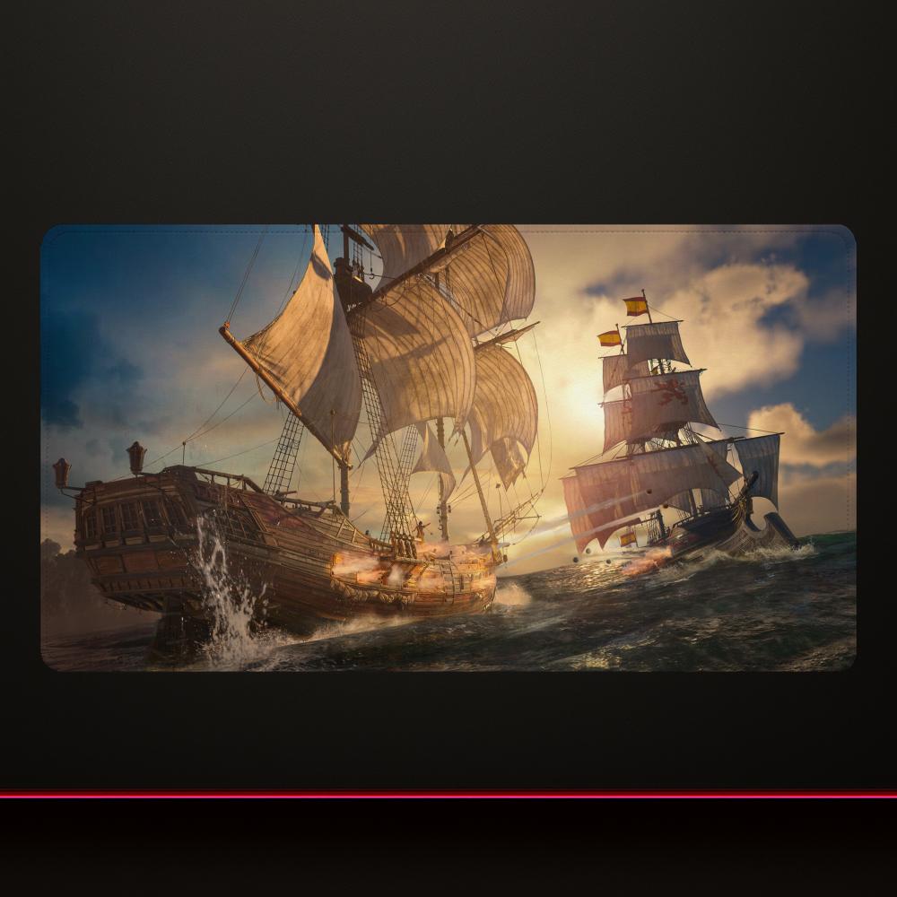 Assassin's Creed Black Flag Mouse Pad Gaming Office Accessories Mousepad Large Game Keyboard Overlock Non-slip Desk Mat Diy