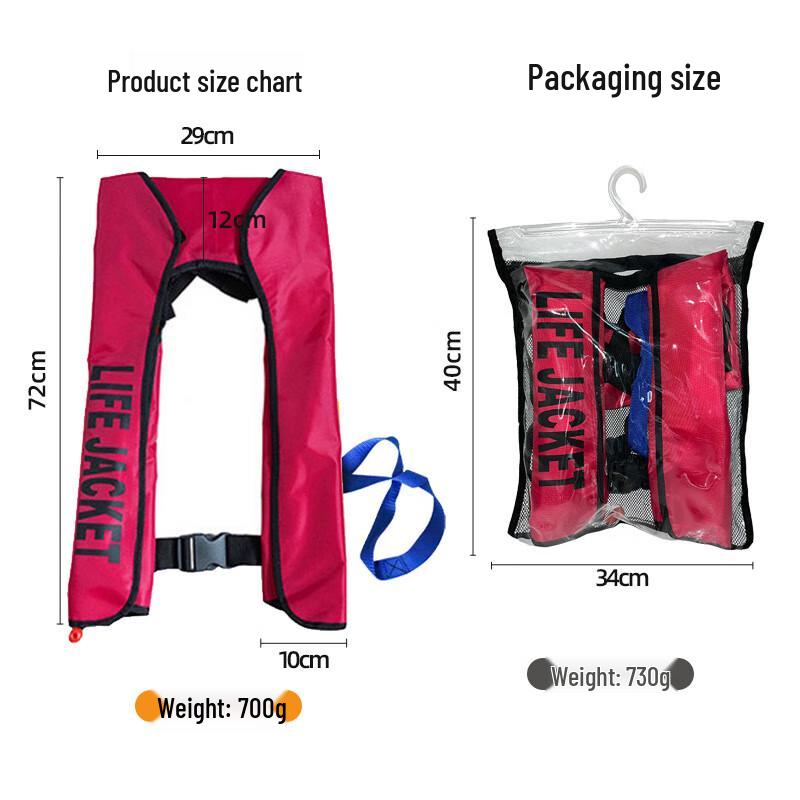 Adult Portable Inflatable Life Vest